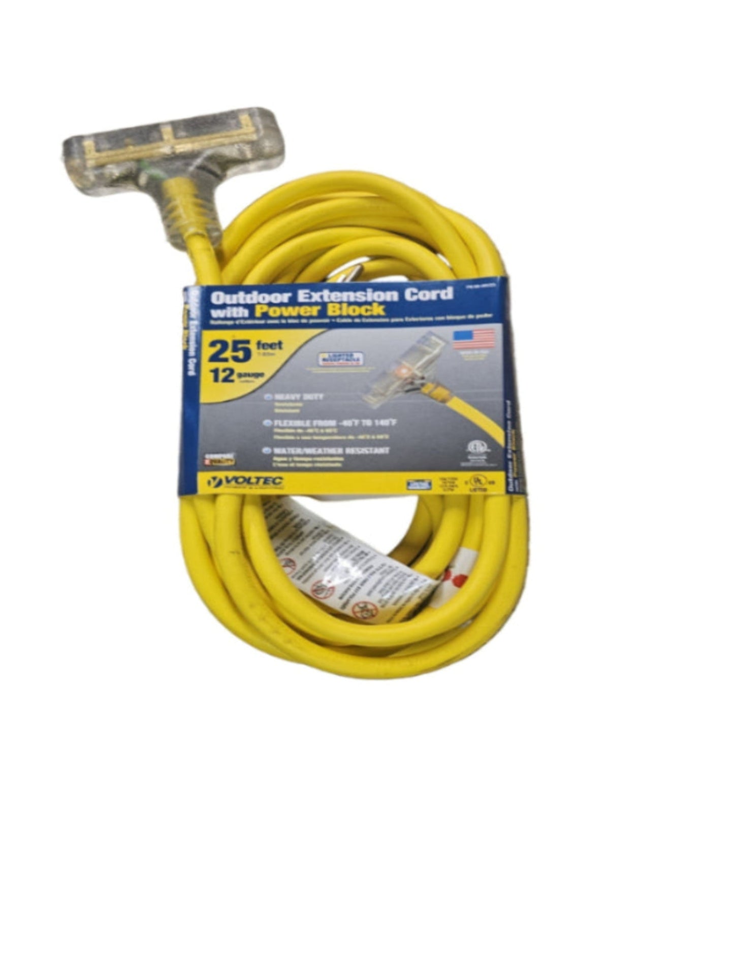EXTENSION CORD 25FT 12/3