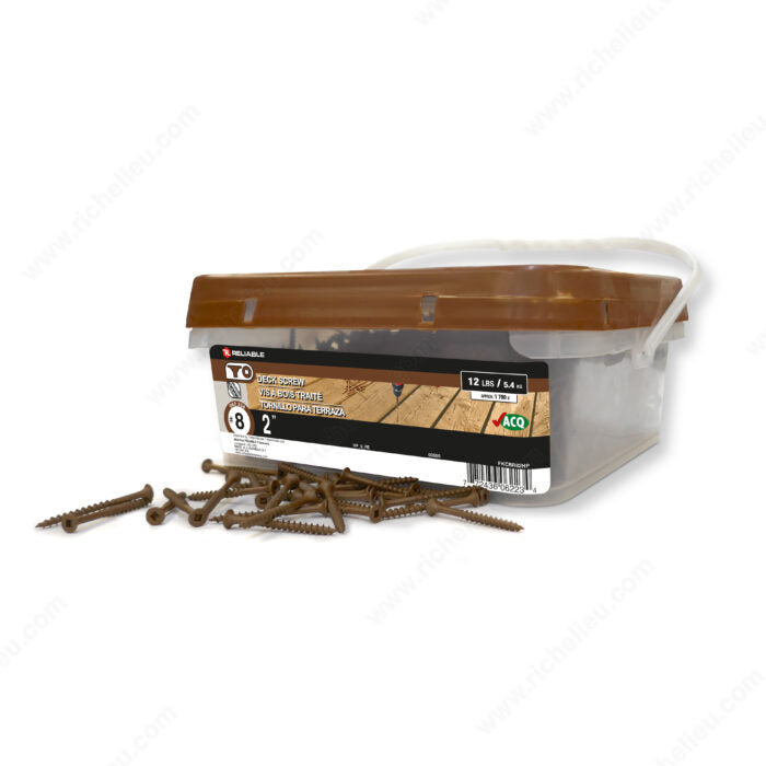 DECK SCREWS #8 2'' 1699PK