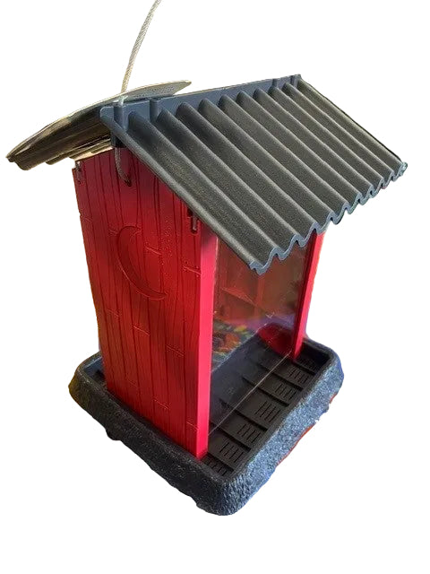 RED SHED BIRD FEEDER