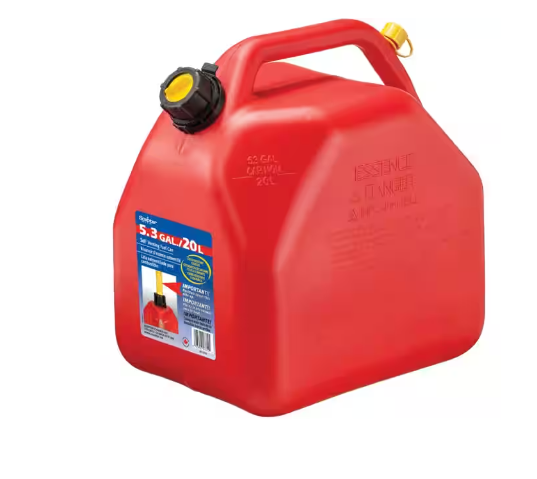 SCEPTER Gasoline Tank - Plastic + Red, 20 L