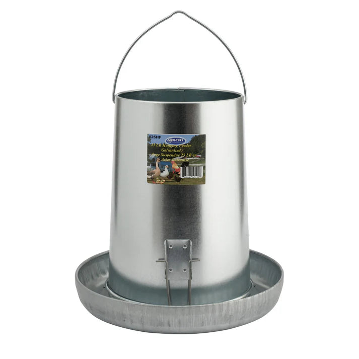 25 LB HANGING GALVANIZED FEEDER