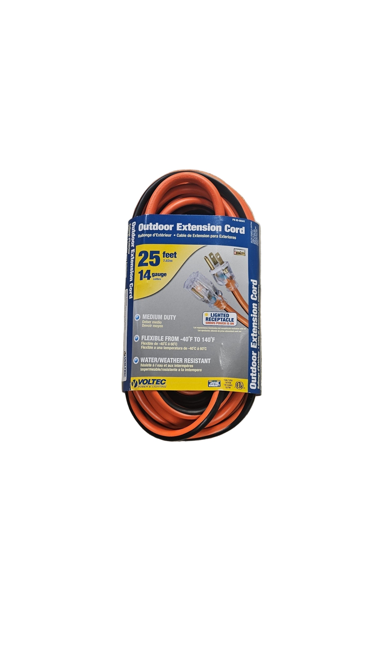 EXTENSION CORD 25FT 14/3