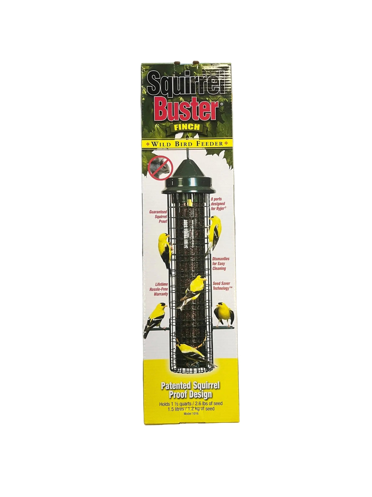 SQUIRREL BUSTER FINCH FEEDER