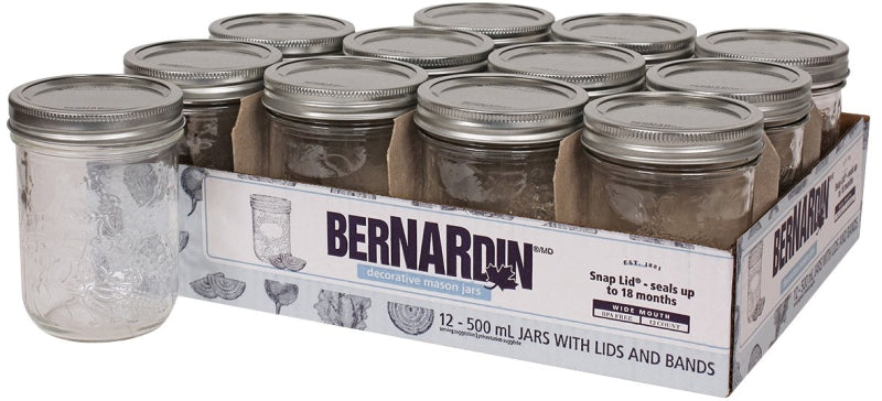 JARS MASON DECORATED 500 ML