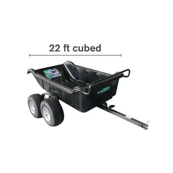 1500 lb Poly Dump Cart- Dual Tire