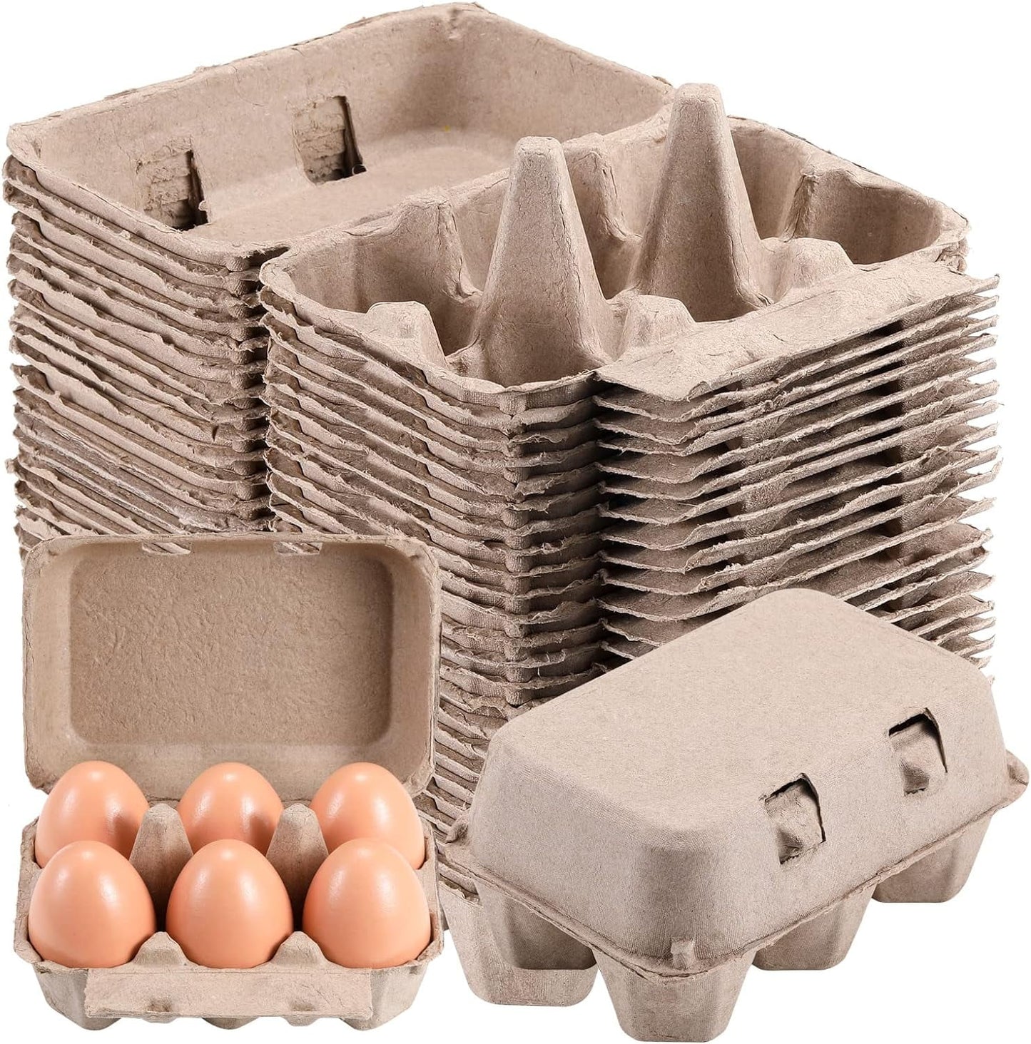 40PK EGG CARTONS 6-COUNT