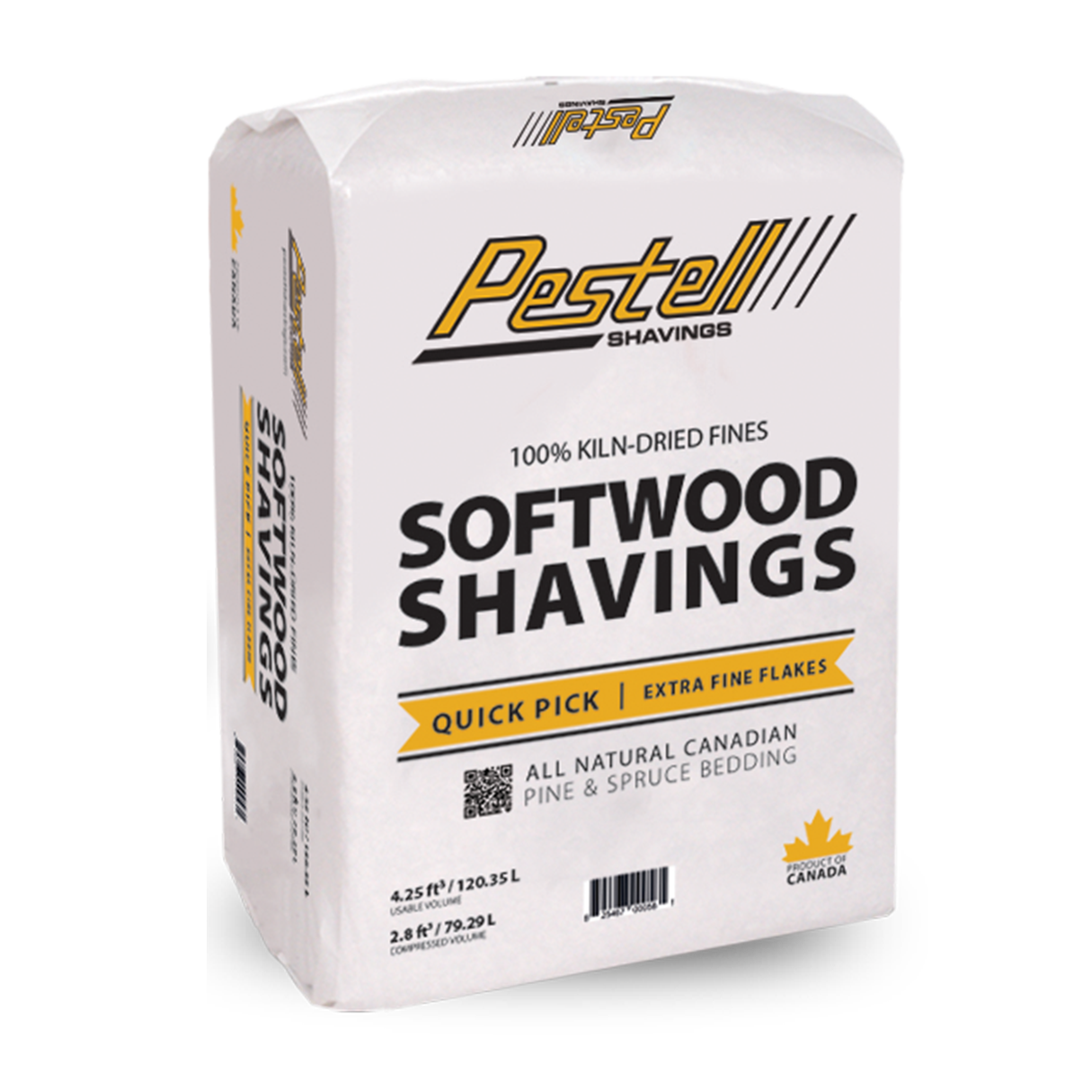 PESTELL QUICK PICK WOOD SHAVINGS - EXTRA FINE 120.35L/4.25FT^3