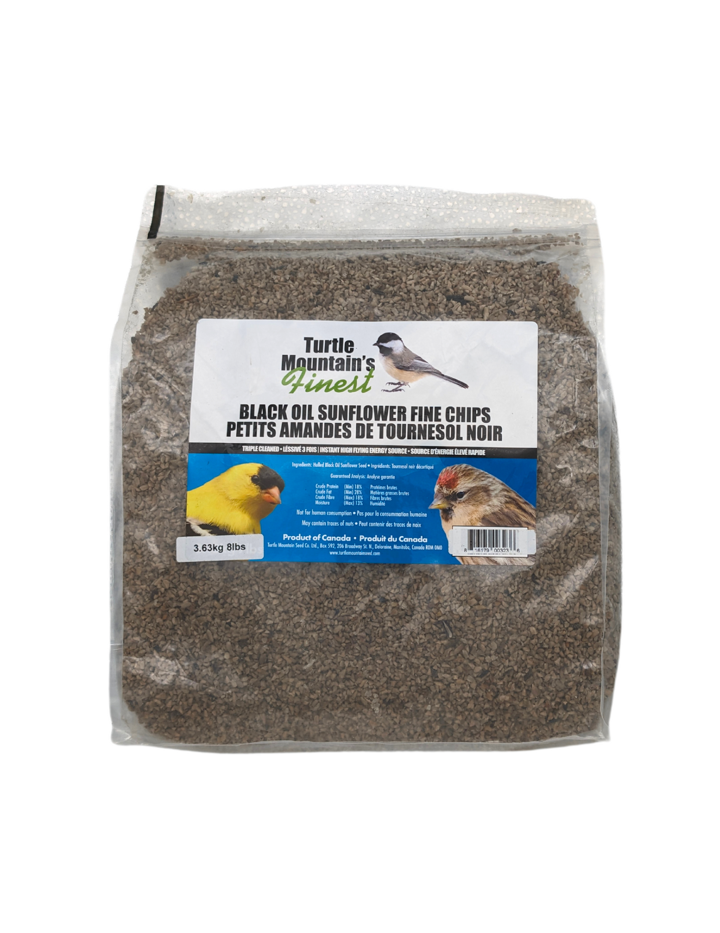 BLACK OIL SUNFLOWER FINE CHIPS