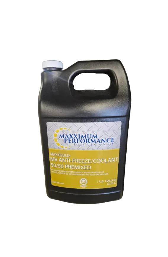 MAXXIMUM PERFORMANCE MAXXGOLD MV ANTIFREEZE / COOLANT 50/50 PREMIXED - 3.78L