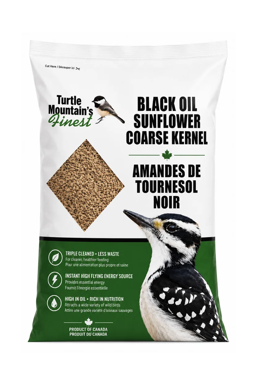 BLACK OIL SUNFLOWER COARSE CHIPS