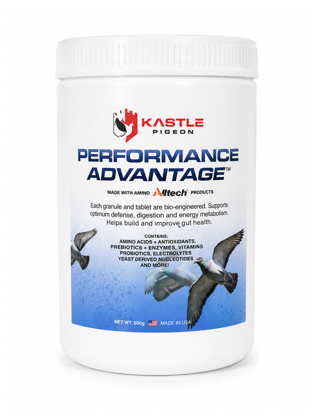 Kastle Pigeon Performance Advantage – Complete Conditioning & Recovery Supplement (500g)