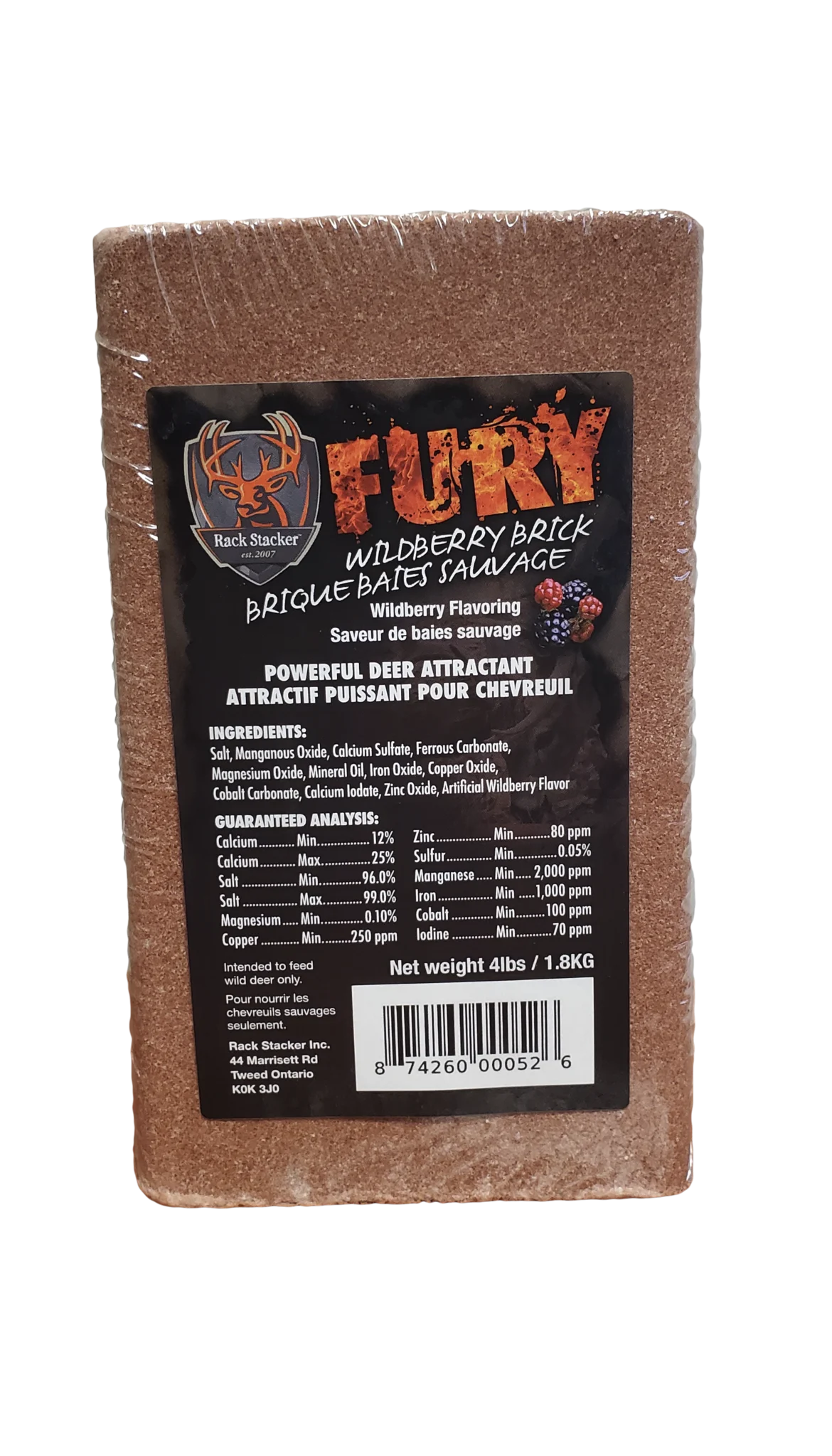 FURY WILDBERRY BRICK 1.8KG