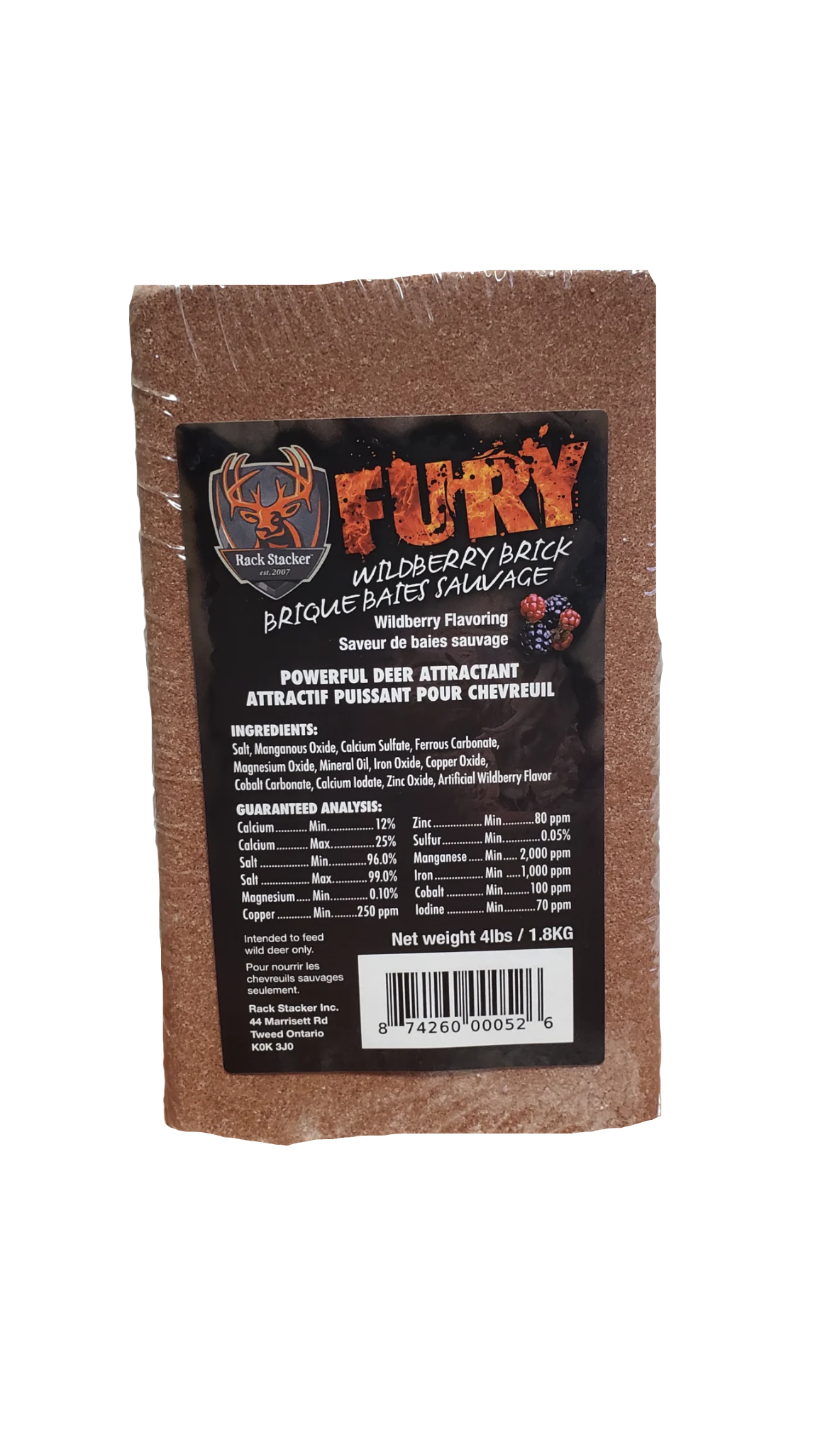 FURY WILDBERRY BRICK 1.8KG