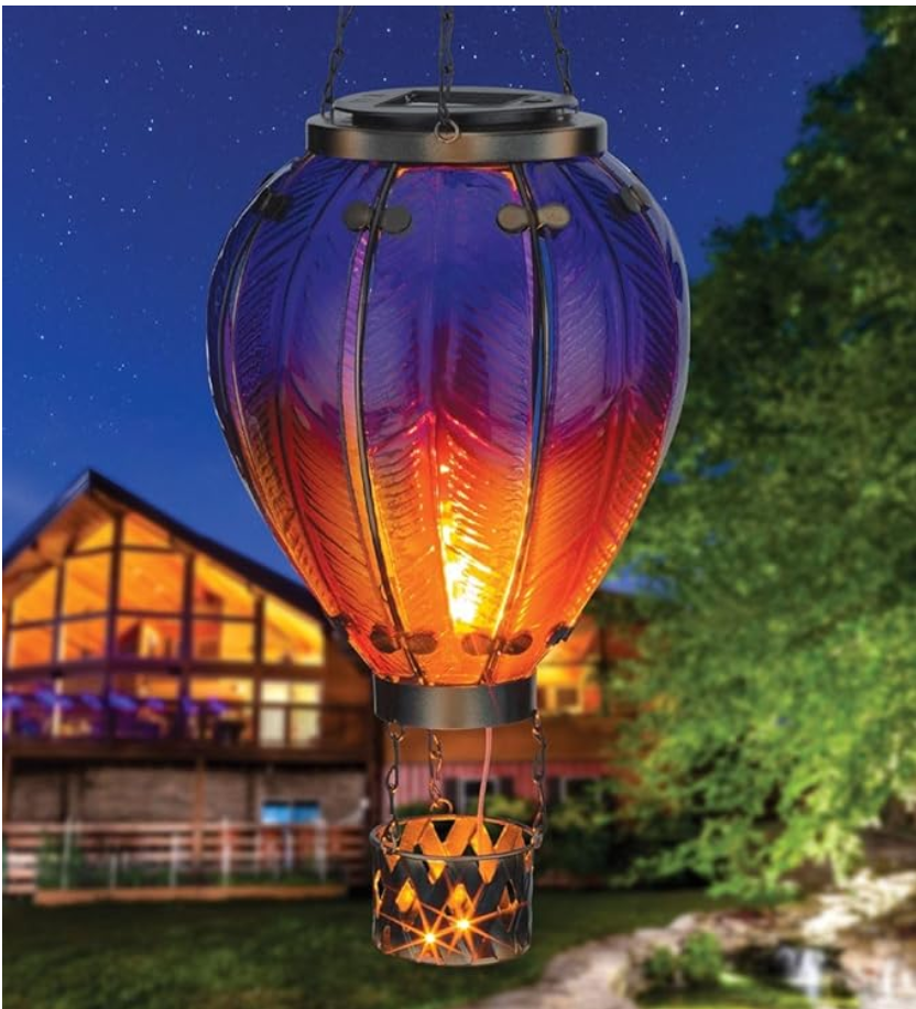 Solar Hot Air Balloon Lantern – Hanging Garden Light
