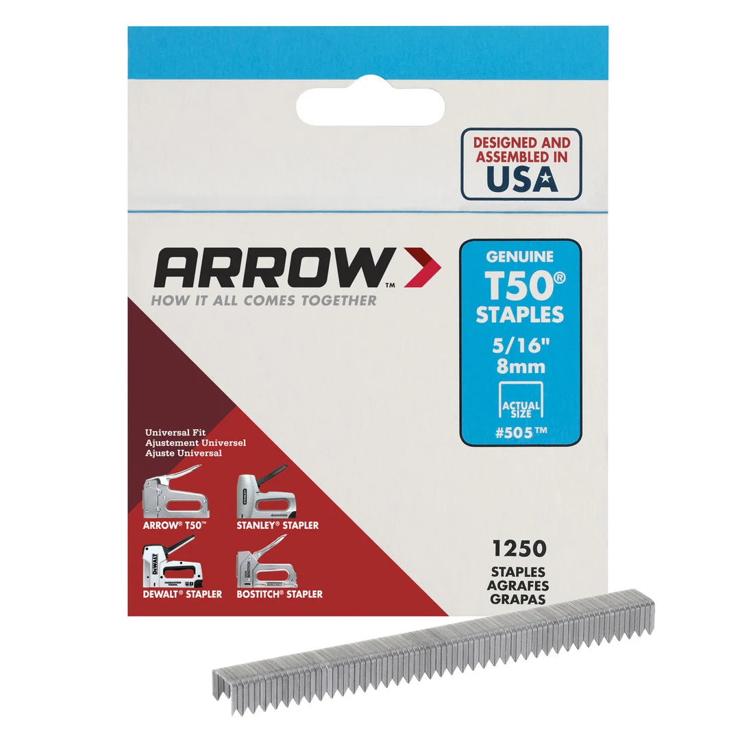 ARROW 5/16'' 8MM STAPLES
