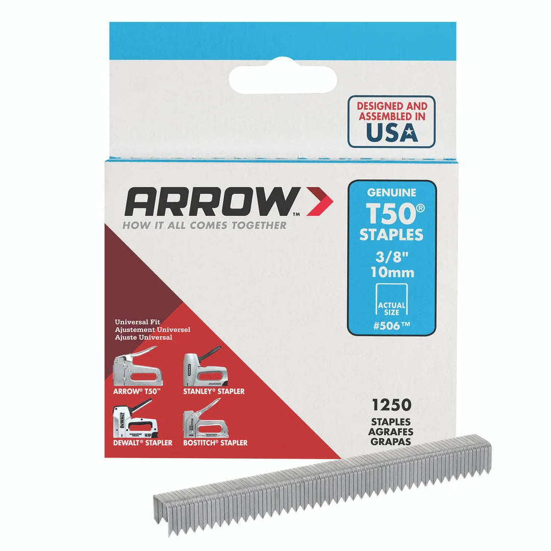 ARROW 3/8" 10 MM STAPLES