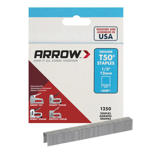 ARROW 1/2" 12 MM STAPLES