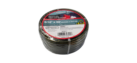 CLOTHESLINE PVC COATED 5/32"X50'(4.0mmX15.2m)
