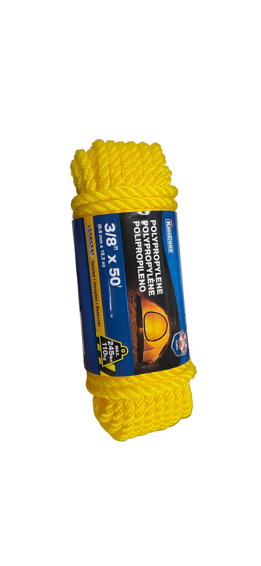 Poly Rope 3/8"X50'(9.6mm X 15.2m)