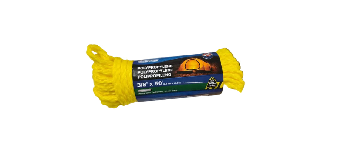 12 Hollow Rope HOLLOW ROPE POLY 3/8