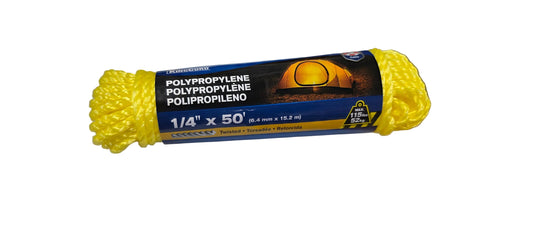 Poly Rope 1/4"X50'(6.4mm X 15.2m)