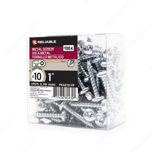 METAL SCREWS #10 1''