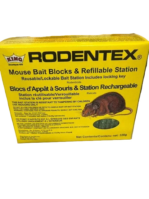 MOUSE BAIT BLOCKS & REFILLABLE STATION