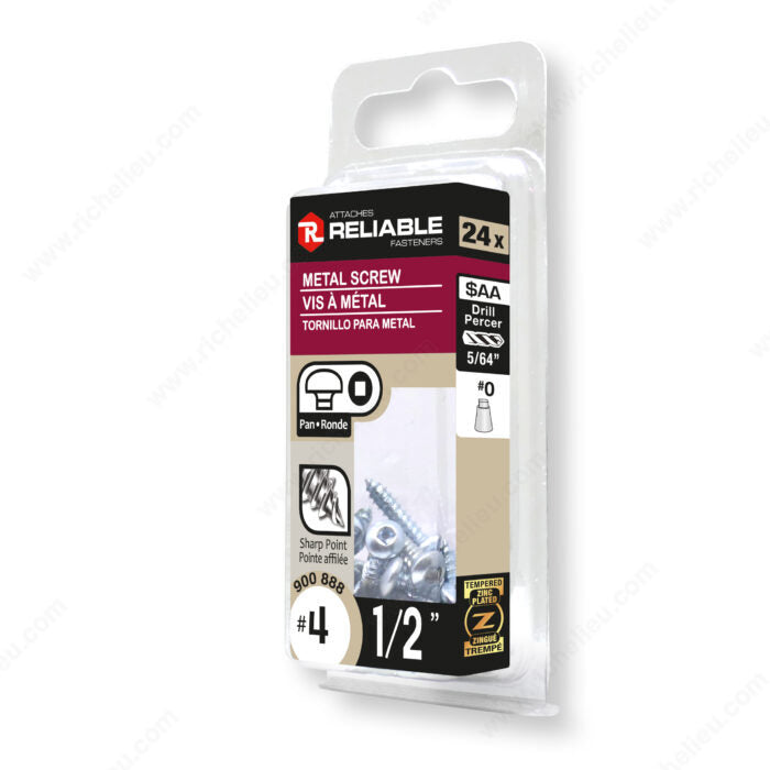 METAL SCREW #4 1/2'' 24PK