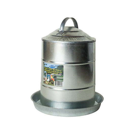 3 GALLON GALVANIZED WATERER
