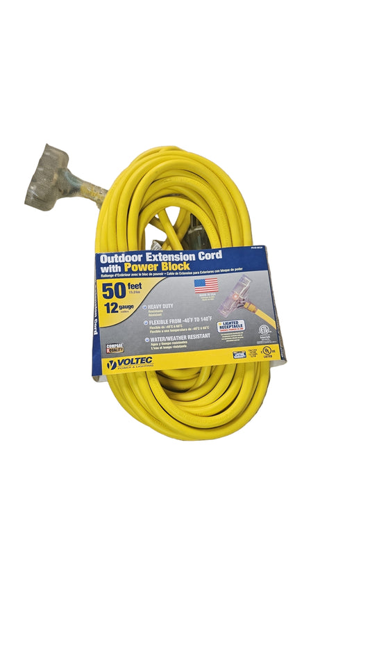EXTENSION CORD 50FT 12/3