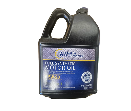 Full Synthetic Motor Oil 5W-20 – Maximum Performance Lubricants 4.73L