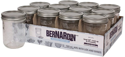 JARS MASON DECORATED 500 ML