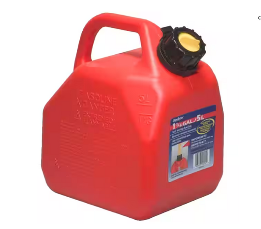 SCEPTER 5L Plastic Jerry Gas Can