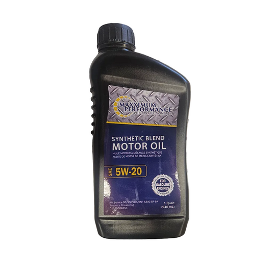 Synthetic Blend Motor Oil 5W-20 – Maximum Performance Lubricants