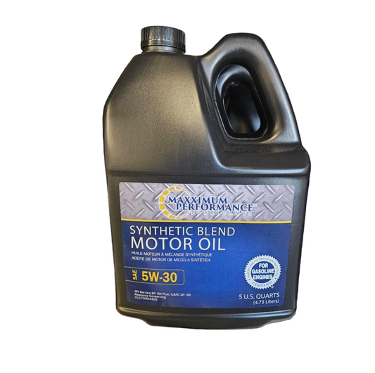 Maxximum Performance Synthetic Blend Motor Oil 5W-30 – 4.73L (5 US Quarts)