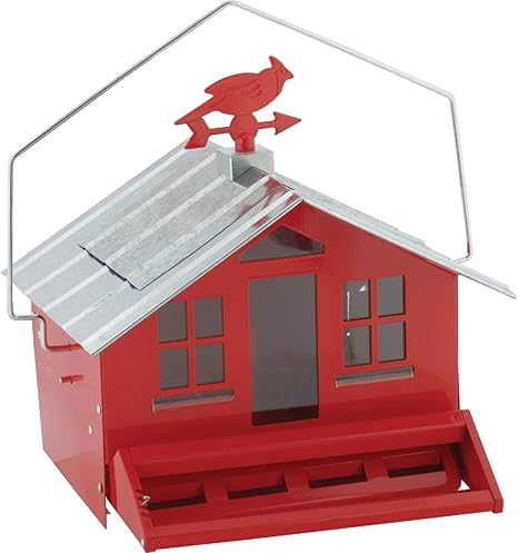 RED PERKY PET SQUIRREL BE GONE FEEDER