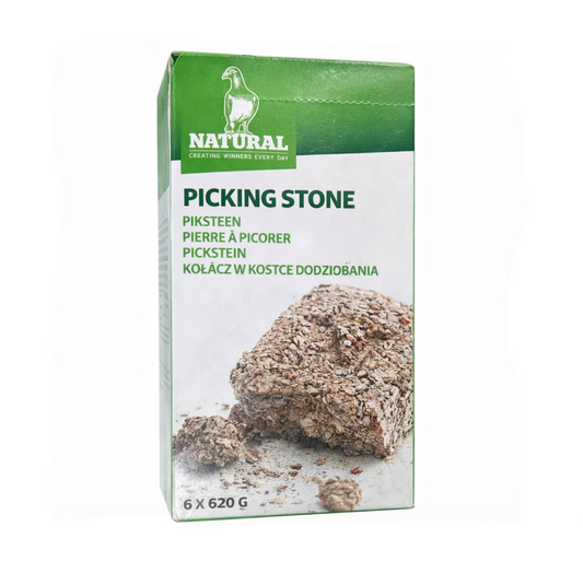 Natural Picking Stone for Pigeons – 6 x 620g Pack