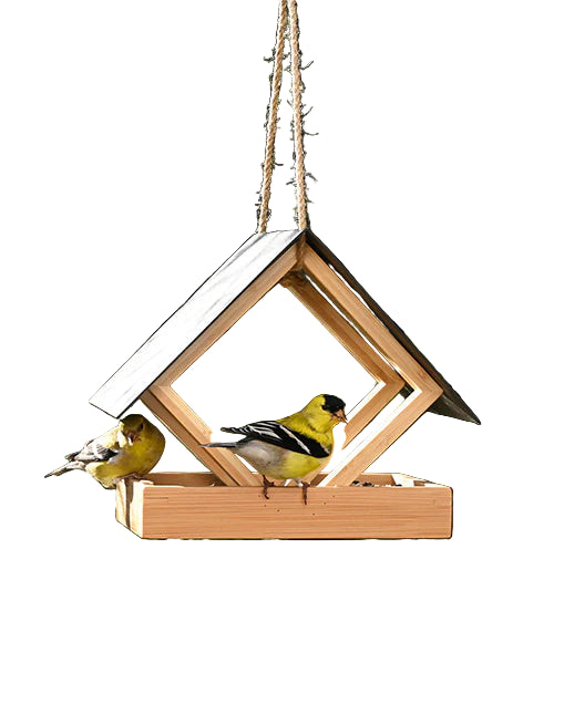BAMBOO TERRACE BIRD FEEDER