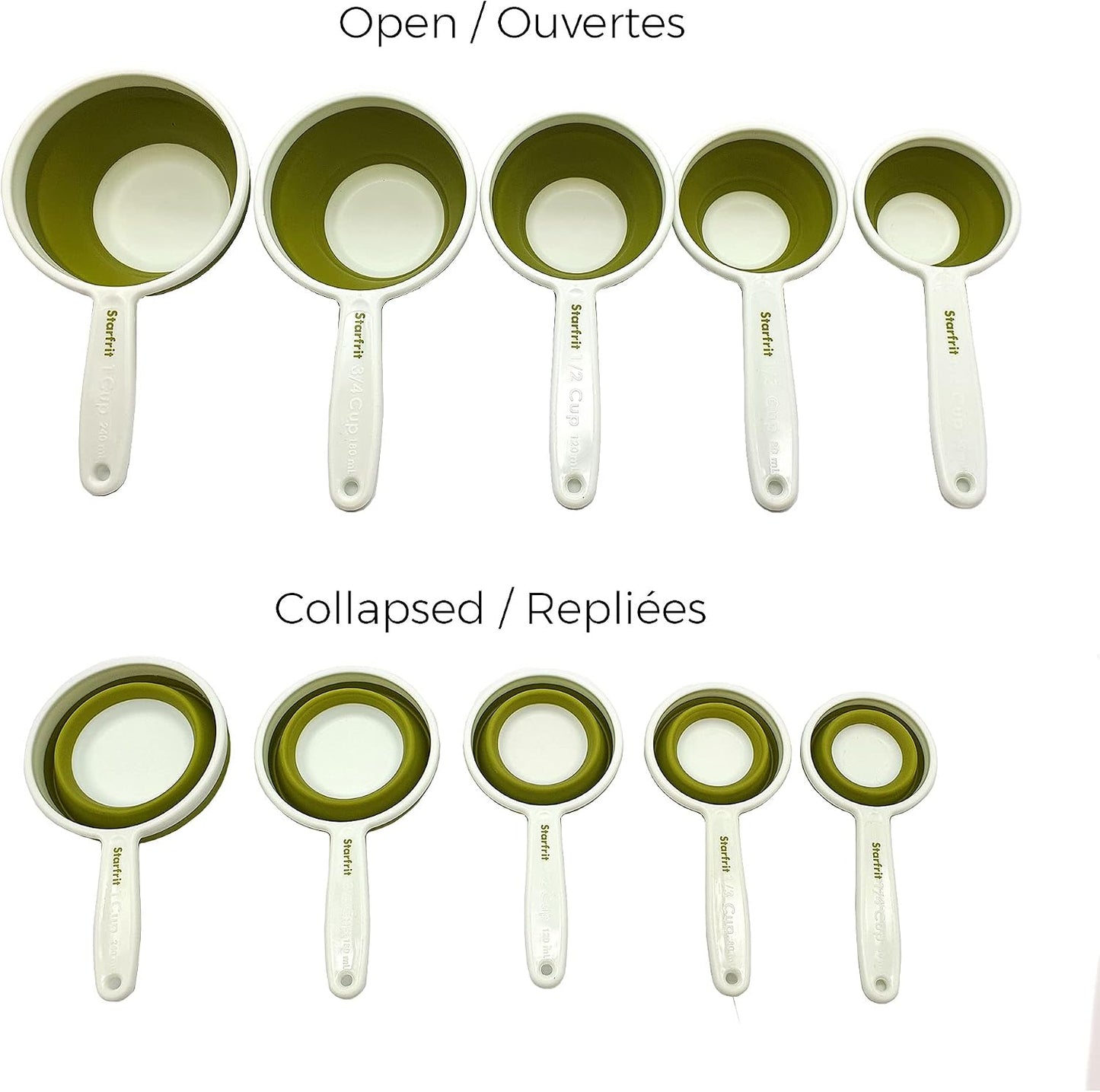 COLLAPSIBLE MEASURING CUPS