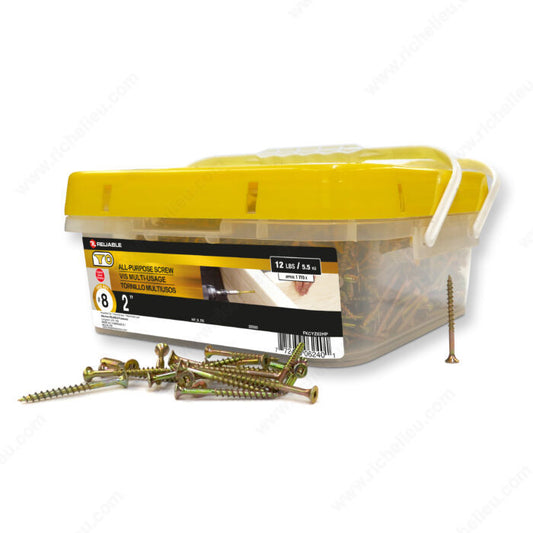ALL PURPOSE SCREWS #8 2'' 1717 PK