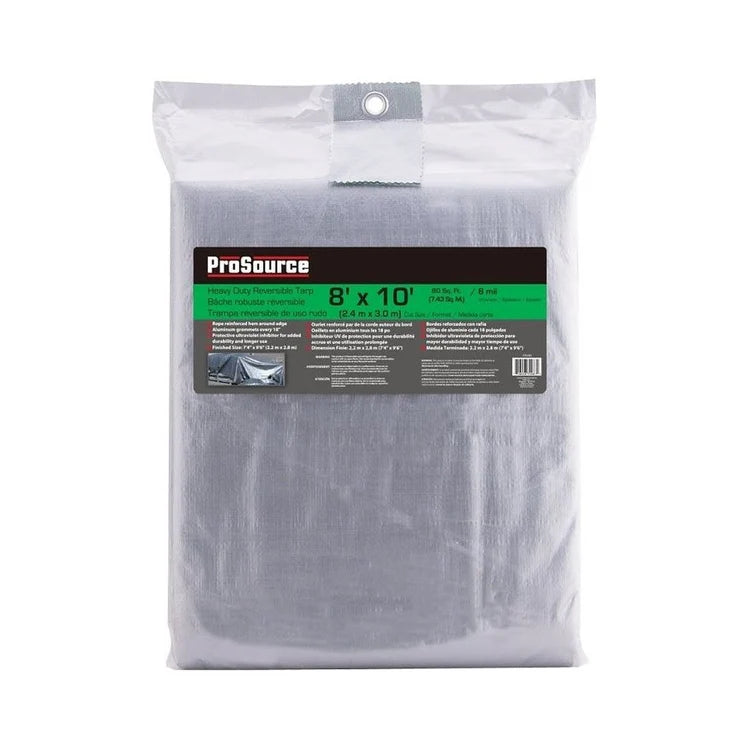 PROSOURCE HEAVY DUTY REVERSIBLE TARP 8'X10'