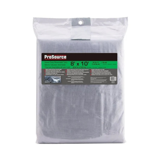 PROSOURCE HEAVY DUTY REVERSIBLE TARP 8'X10'