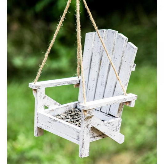 WHITE ADIRONDACK FEEDER