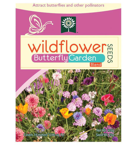 BUTTERFLY GARDEN BLEND WILDFLOWER SEEDS