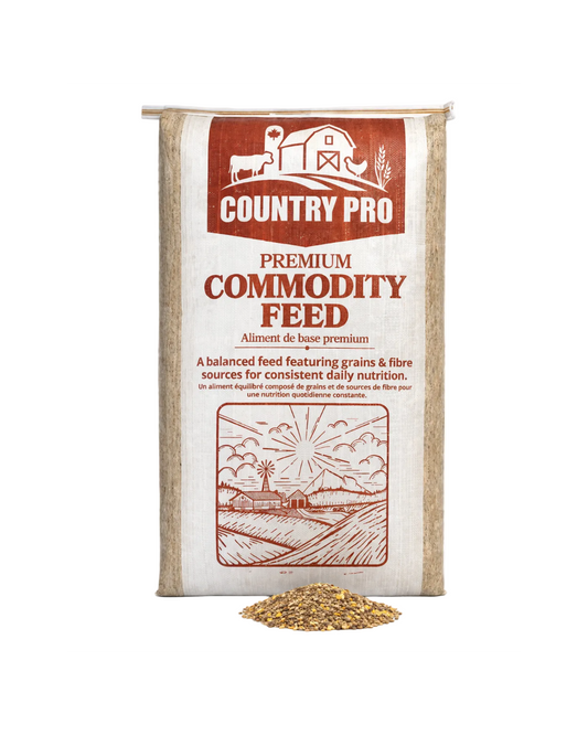 Country Pro COB Feed – 55 lb (25 kg) – Rolled Corn, Oats & Barley