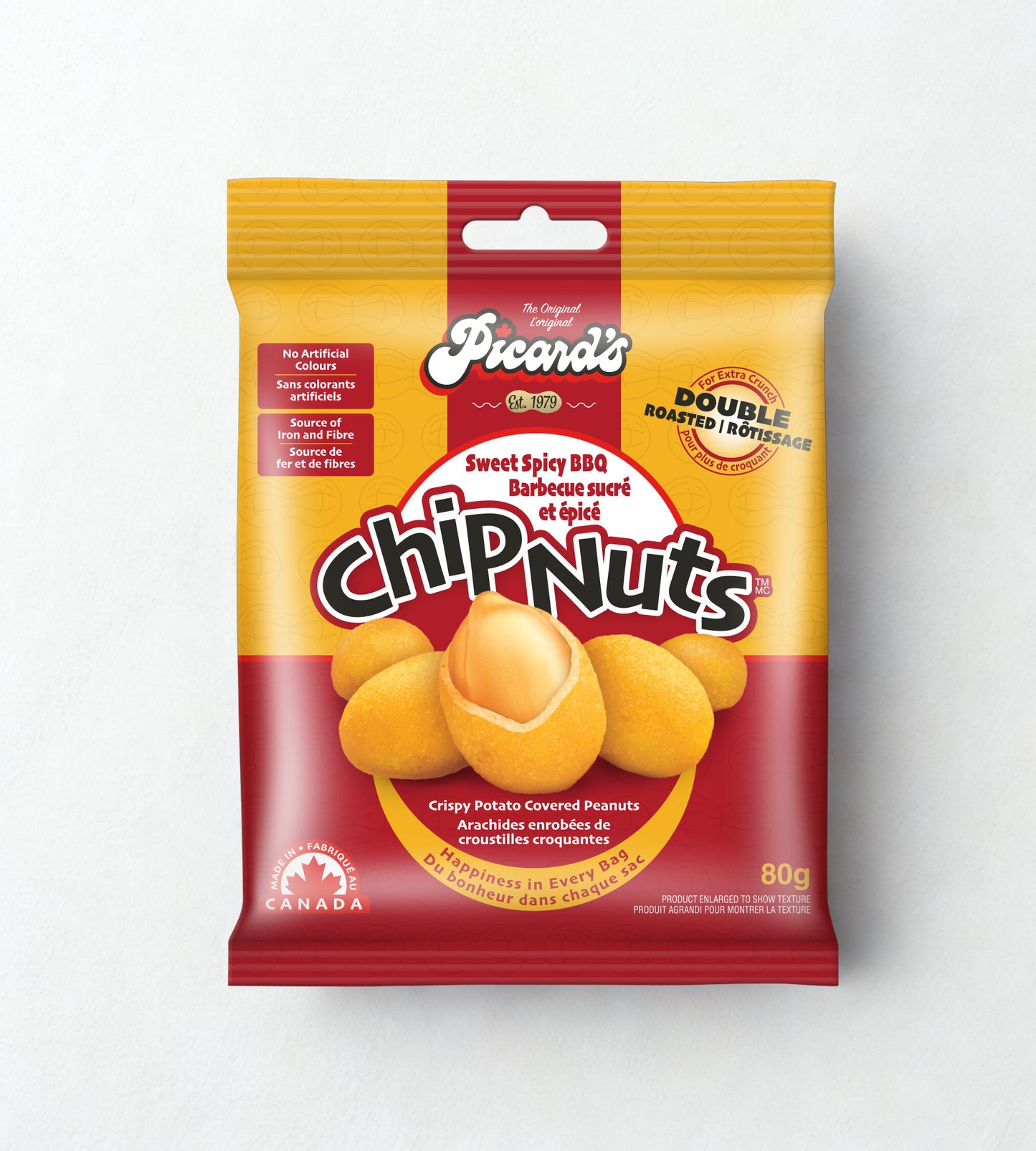 PICARDS SWEET AND SPICY BARBEQUE CHIP NUTS 275G