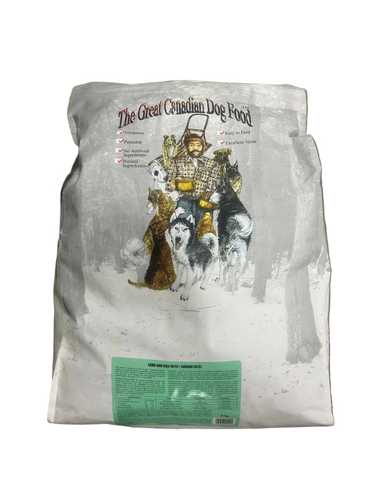 GREAT CANADIAN DOG FOOD LAMB AND RICE 23/14 8KG