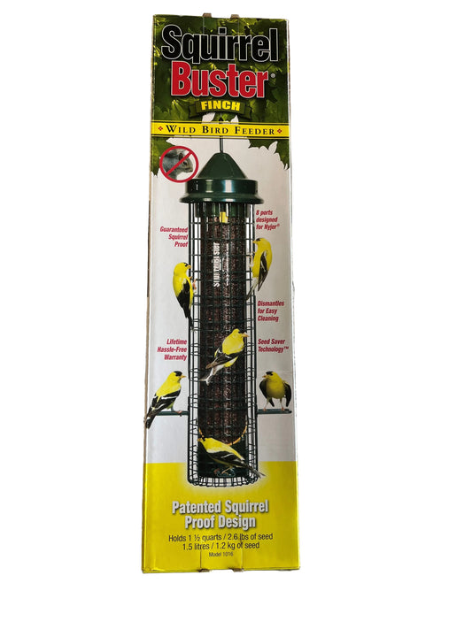 SQUIRREL BUSTER FINCH FEEDER