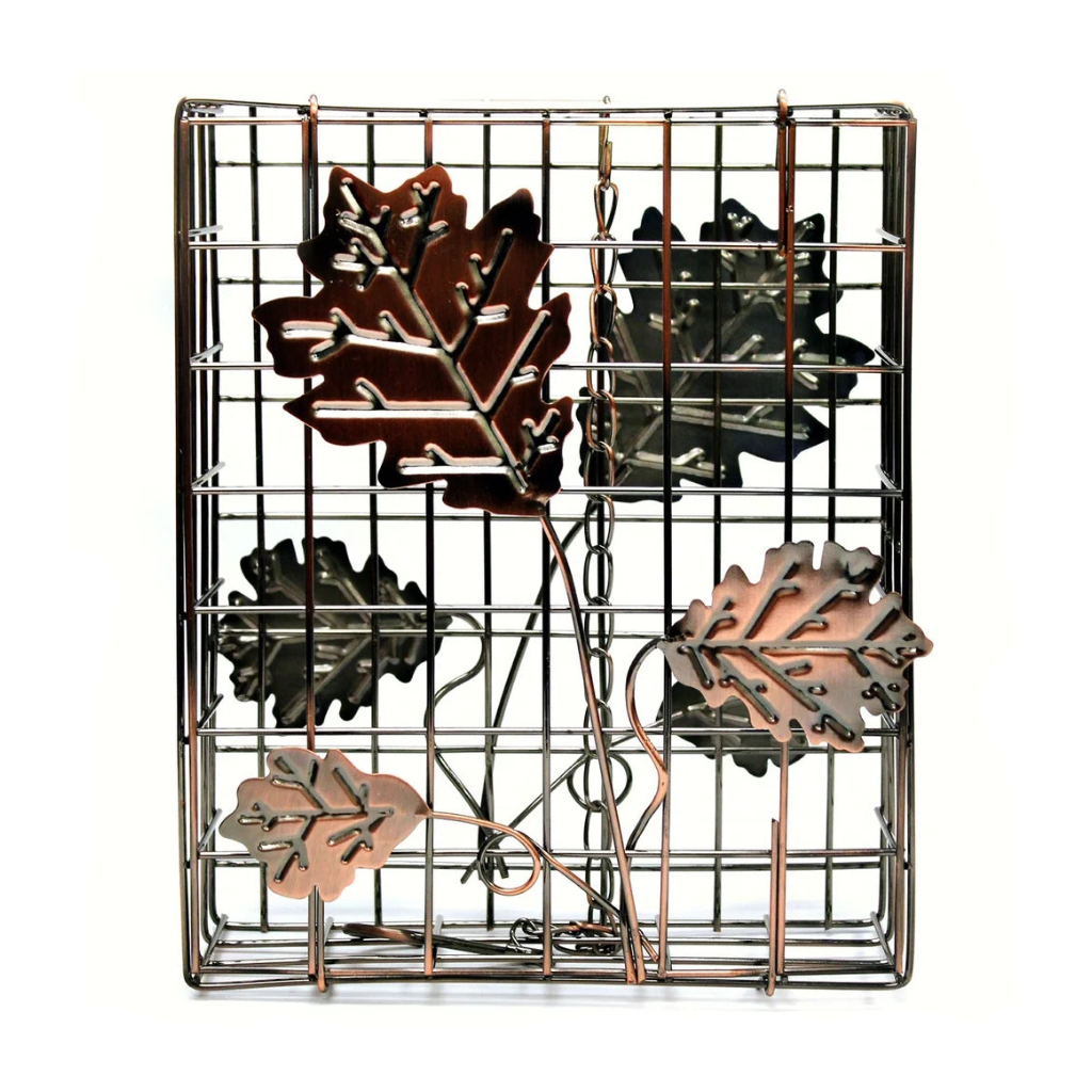 COPPER LEAF LARGE SEED CAKE CAGE