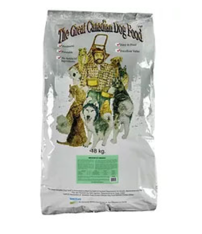 GREAT CANADIAN DOG FOOD LAMB AND RICE 23/14 18 KG